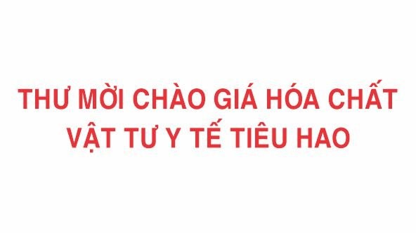 Mua vật tư phục vụ công tác chuyên môn của Bệnh viện đa khoa huyện Hải Hậu (CV 360/BVHH)
